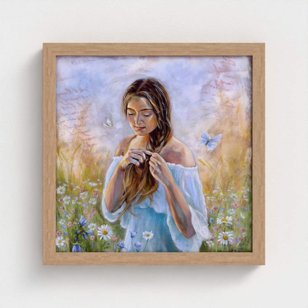 The flowerfield  | Framed Fine Art Print