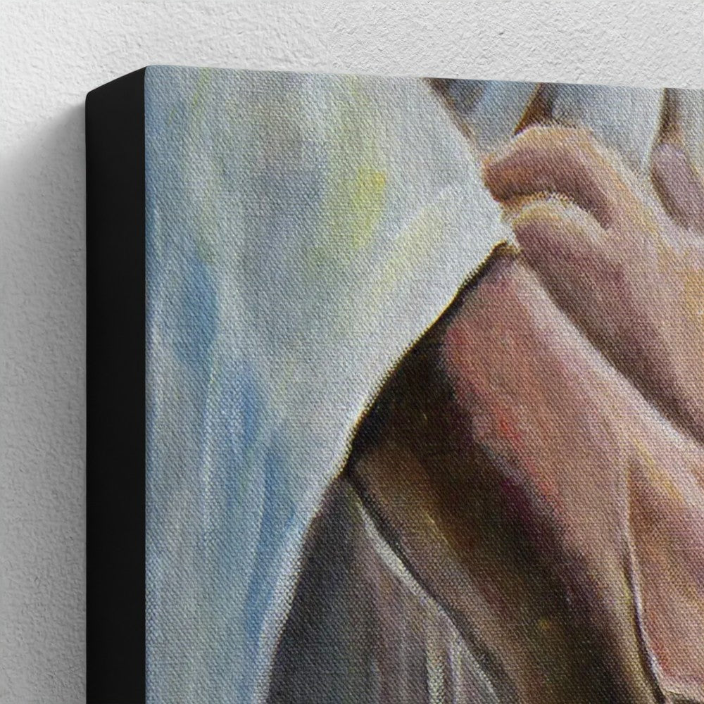 At the feet of Jesus | Canvas Print