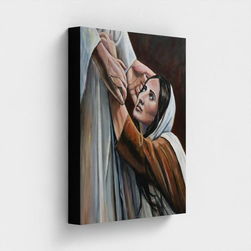 At the feet of Jesus | Canvas Print