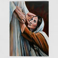 At the feet of Jesus x  | Fine Art Card