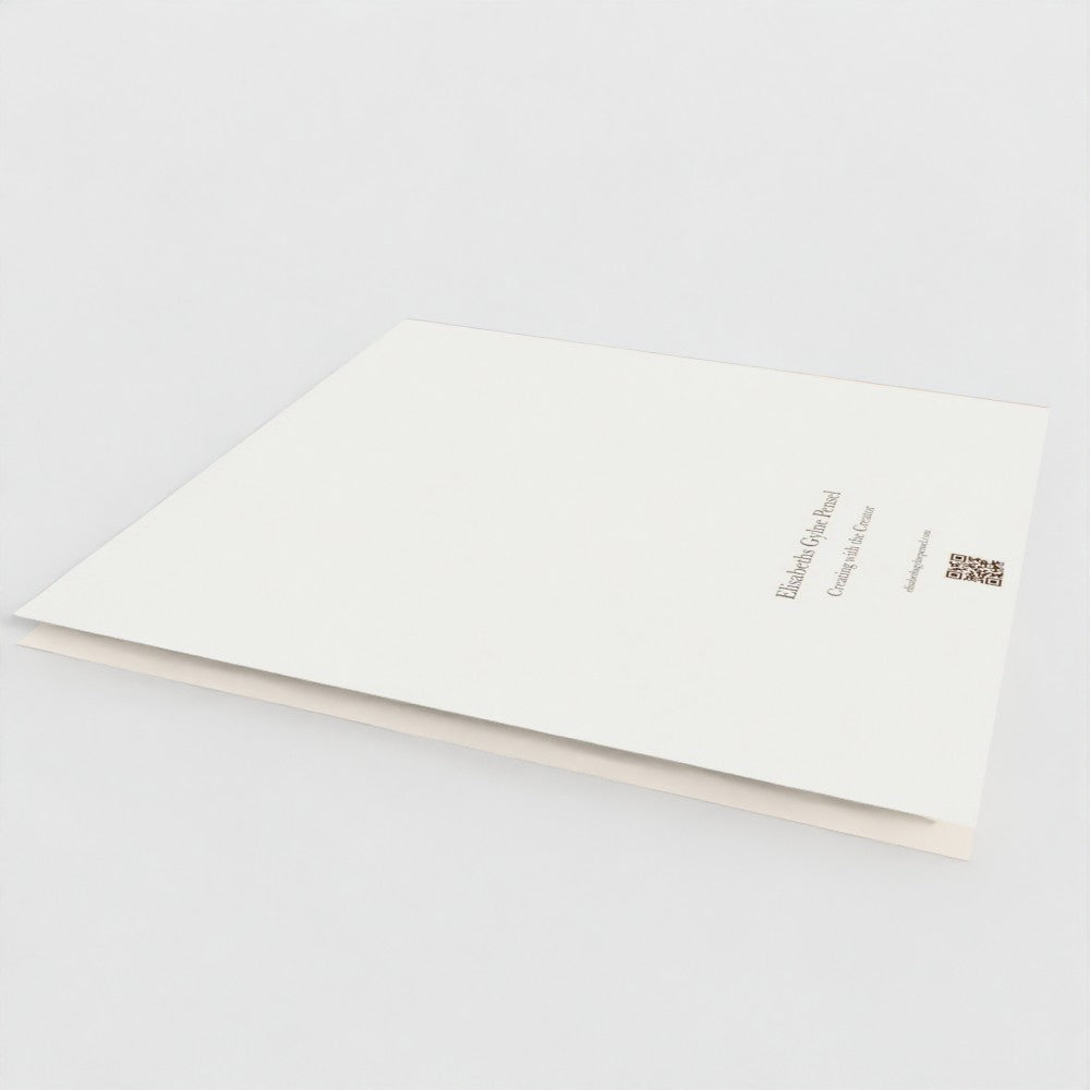 At the feet of Jesus x  | Fine Art Card
