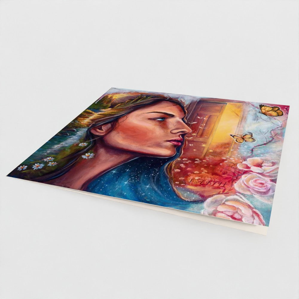 Open door x | Fine Art Card